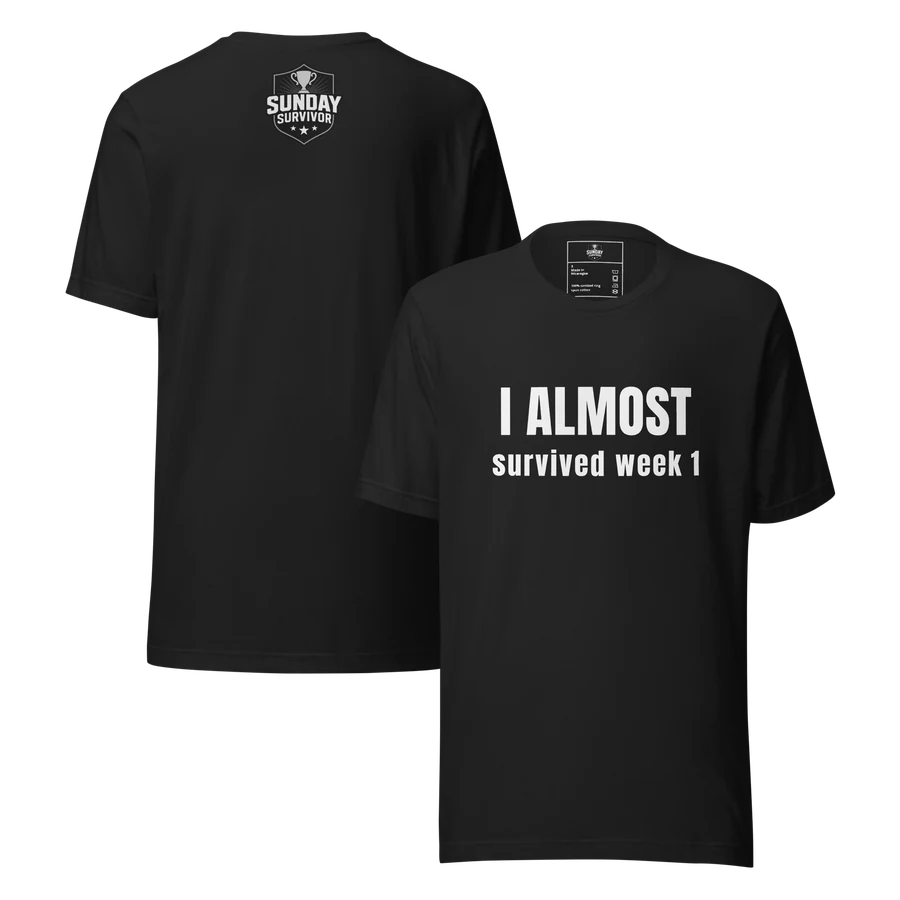 ALMOST SURVIVED T-Shirt view 3