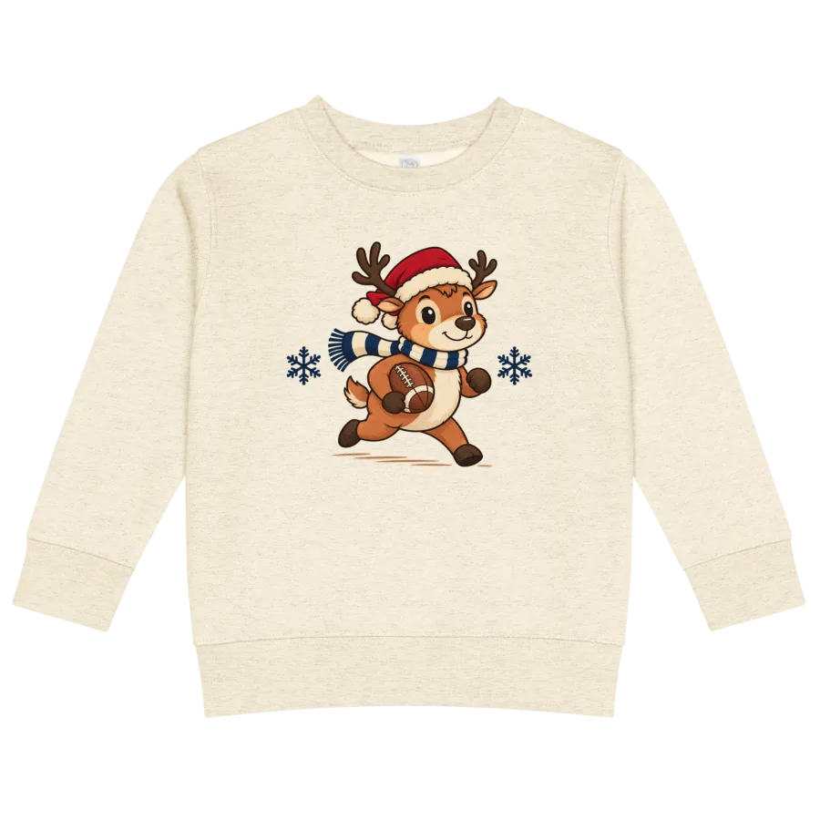 Dasher Reindeer Kids Sweatshirt