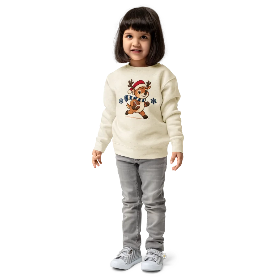 Dasher Reindeer Kids Sweatshirt, view 3