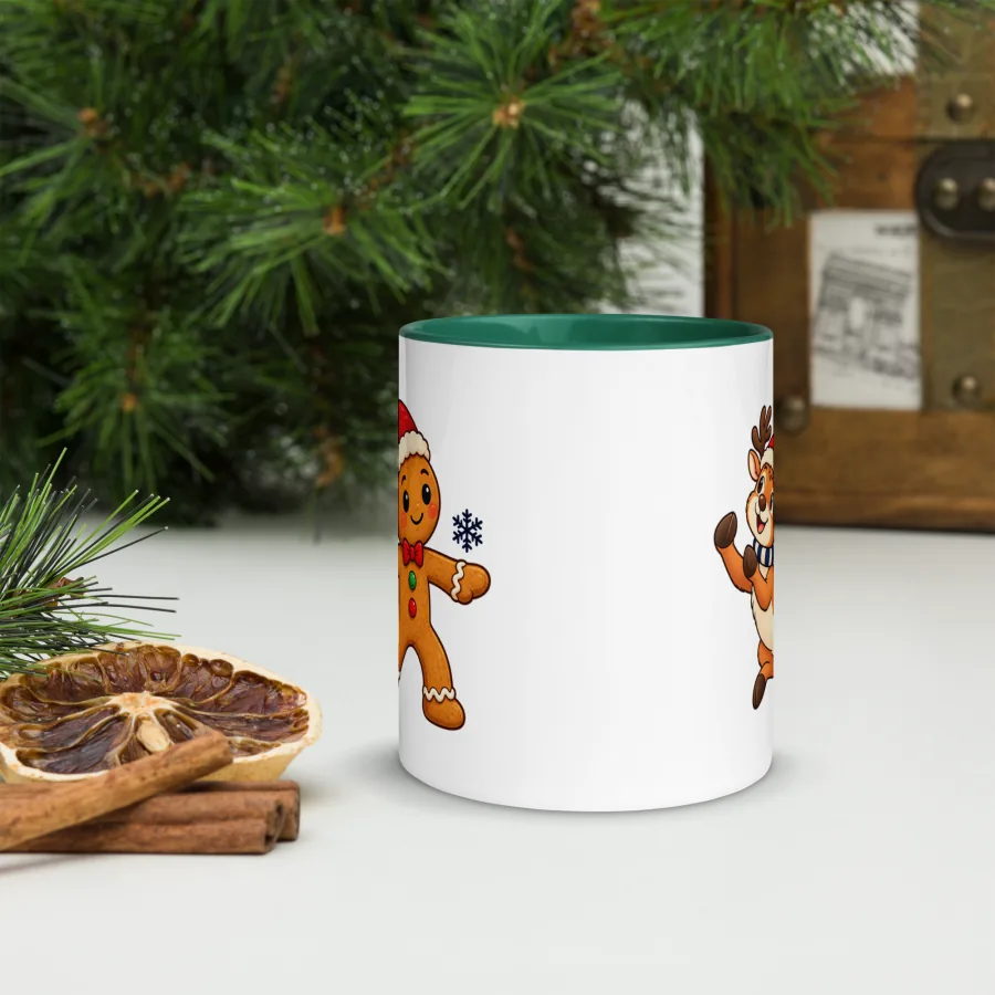 Gingerbread & Dasher Game Day Mug, view 6