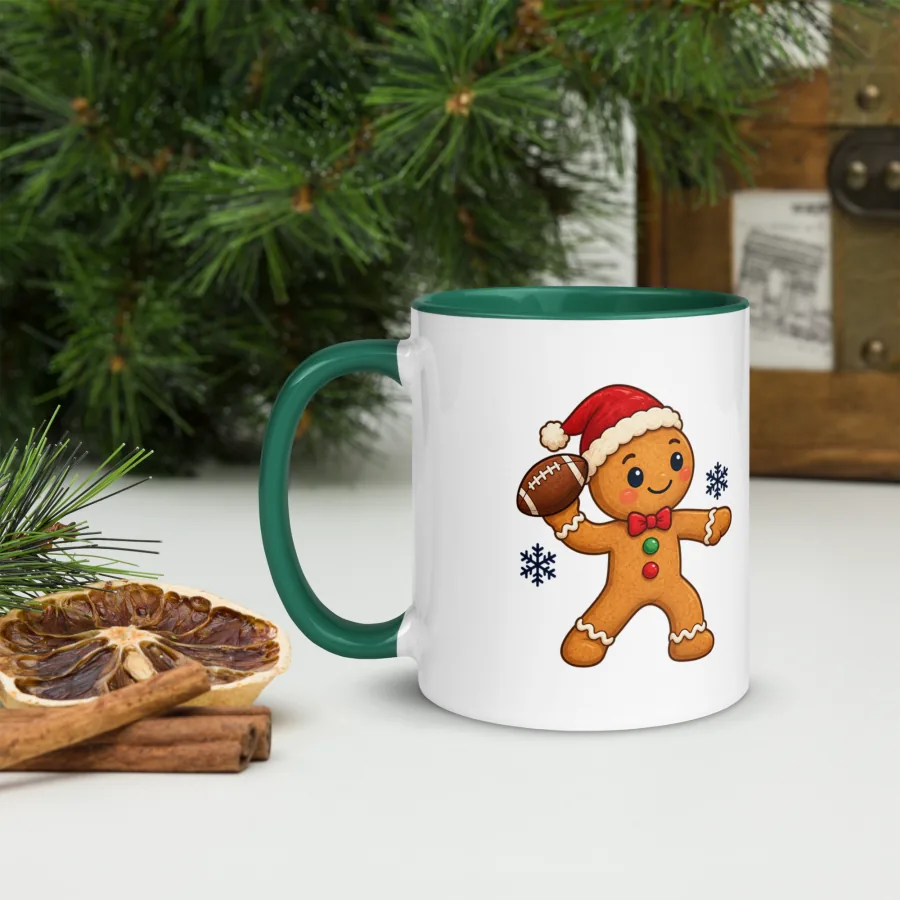 Gingerbread & Dasher Game Day Mug, view 4