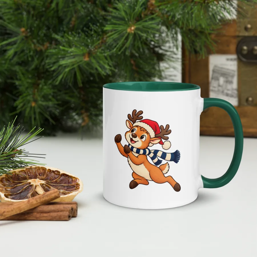 Gingerbread & Dasher Game Day Mug, view 5