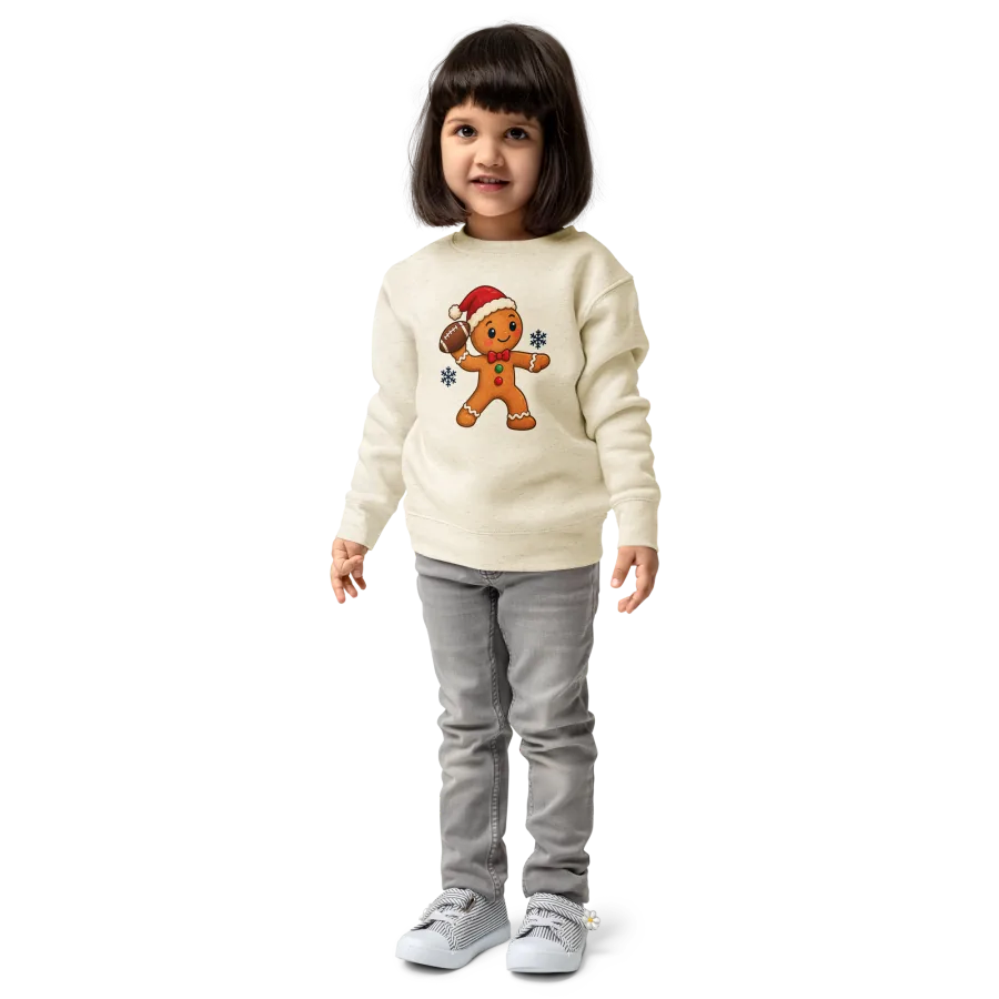 Gingerbread QB Kids Sweatshirt, view 3