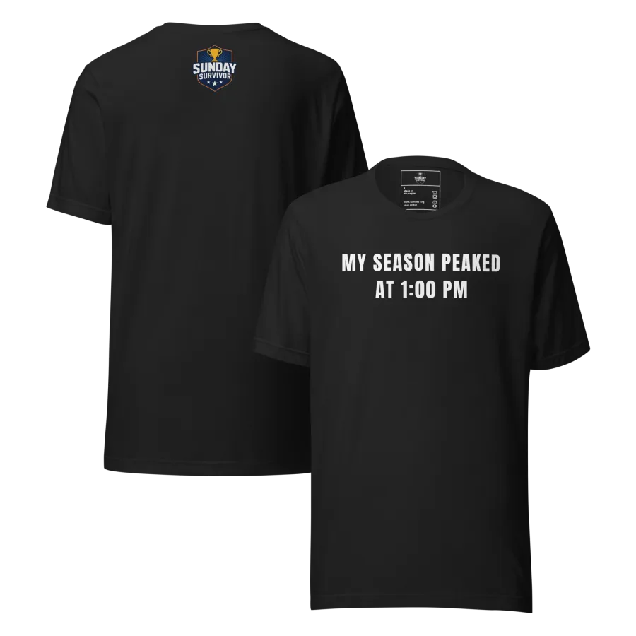 MY SEASON PEAKED T-Shirt view 3
