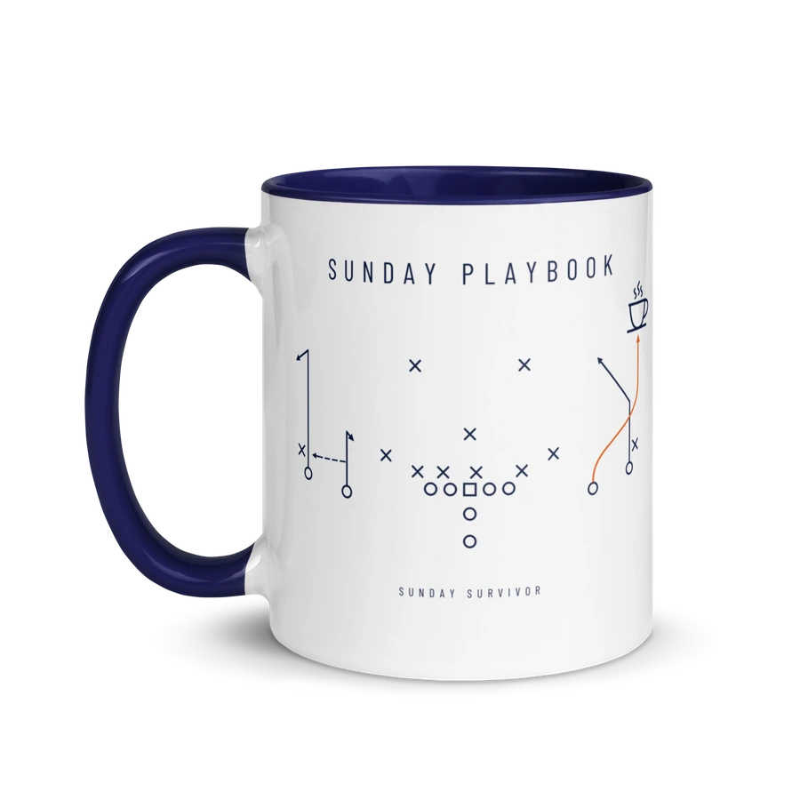 Sunday Playbook Mug, view 2