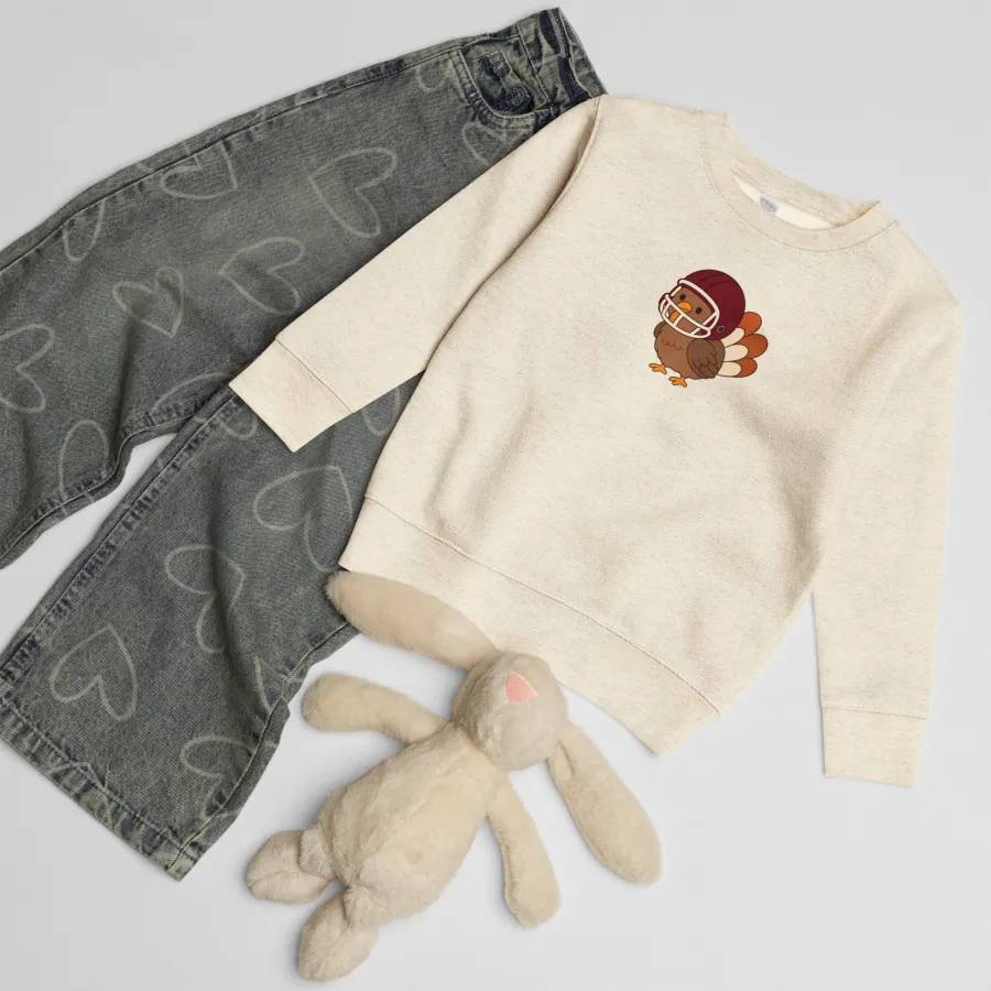 Turkey Game Day Kids Sweatshirt, view 4